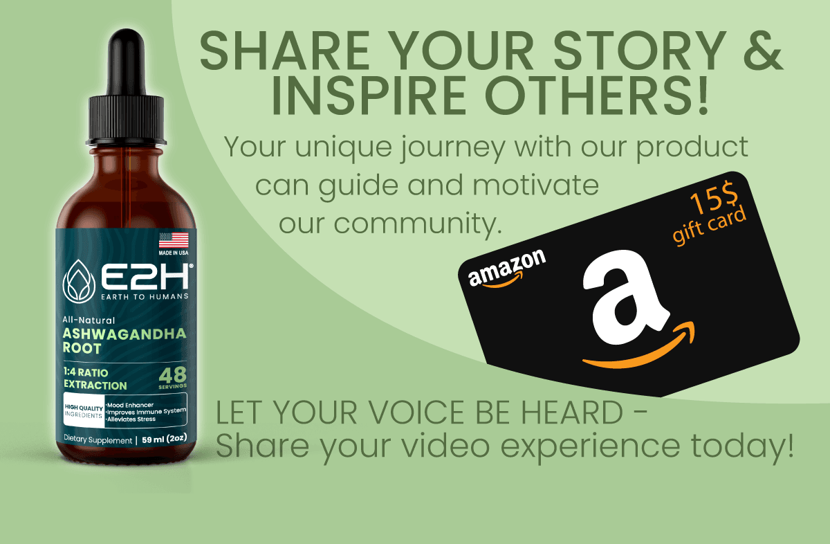 Image of E2H Earth to Humans - 14 - Ashwagandha Extract - Video Image of E2H Earth to Humans - 14 - Ashwagandha Extract - Video